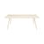 Table rectangulaire Luxembourg métal beige / 207 x 100 cm - 8 à 10 personnes - Fermob