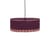 Abat-jour Paul tissu violet / Ø 50 x H 18 cm - NOBODINOZ
