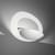 Applique Pirce métal blanc / L 37 cm - Artemide