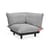 Chauffeuse d'angle Paletti Corner tissu gris - Fatboy