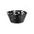 Corbeille Barket métal noir / Ø 21 cm - Alessi