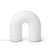 Lampe de table Vuelta LED verre blanc / L 21 x H 21 cm - Ferm Living