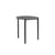 Table d'appoint Undique céramique noir / Ø 51 x H 51 cm - Grès effet terrazzo - Kartell