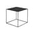 Couchtisch Slim Irony metall schwarz / 41 x 41 x H 46 cm - Zeus
