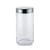 hermetisch verschließbares Glas Veneer metall glas transparent / 150 cl - Alessi