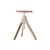 Hocker Jerry weiß holz natur H 50/66 cm - Magis