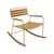 Rocking chair Surprising métal jaune / teck - Fermob