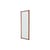 Wandspiegel Symmetry Large holz natur / B 53.8 cm x H 163 cm - Frama 