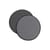 Coussin d'assise Seat Dots tissu gris / Ø 38 cm - Réversible - Vitra