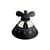 Minuteur  métal plastique noir - Alessi