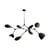 Pendelleuchte Stingray metall marmor silber schwarz / Gelenkt - 152 x 121 cm - 101 COPENHAGEN