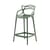 Sedia da bar Masters materiale plastico verde / H 65 cm - Kartell