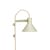 Studio Wall light with plug metal green / Orientable - HÜBSCH