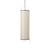 Suspension Silk Lantern beige / Soie naturelle - H 70 cm - Gubi