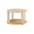 Table basse Tuck bois naturel / Plateau bas - Ø 70 cm - KARUP