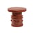 Table d'appoint Clara 08 céramique orange / Ø 39 x H 37 cm - Serax