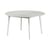 Table ronde Plus4 métal blanc / L 138-198 cm - 6 à 10 personnes - Emu