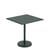 Tavolo quadrato Linear Café metallo verde / 70 x 70 cm - Acciaio - Muuto
