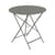 Bistro Foldable table metal green grey Ø 77cm - Foldable - With umbrella hole - Fermob
