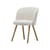 Gepolsterter Stuhl Mikado textil beige / Füße Holz - Vitra