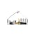 Krippe Bark Crib metall silber / H 10 cm - Alessi