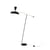 Lampada a stelo G1 Large metallo nero / Riedizione 1951, Pierre Guariche - H 175 cm - SAMMODE STUDIO