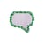 Miroir mural Pixel - Message / 72 x 66 cm - Seletti