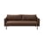 Divano destro Rar pelle marrone / 3 posti - L 204,5 cm - Normann Copenhagen