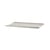Regal  metall beige Metall, perforiert / Niedriger Sockel - B 58 x T 30 cm - String Furniture
