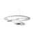 Suspension Pirce métal blanc / Ø 97 cm - Artemide