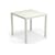 Table carrée Nova métal blanc / 80 x 80 cm - Emu