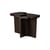 Table d'appoint Brutalist bois marron / 60 x 40 x H 45 cm - Ethnicraft