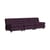 Sofa Amanta textil violett / 3-Sitzer - L 238 cm / Neuauflage 1966, Mario Bellini - Hay