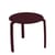 Alizé End table metal red / Ø 48 cm - Metal - Fermob