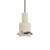 Chaumont Pendant metal white / Ø 19 cm - Reissue 1964 - DCW éditions