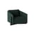 Poltrona imbottita Timber tessuto verde - KANN DESIGN