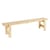 Banc Weekday bois naturel / L 190 cm - Hay