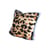 Coussin Leopard  / 45 x 45 cm - Laine tissée main - COLORTHERAPIS