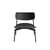 Fauteuil bas empilable Fromme métal noir / Aluminium - Petite Friture