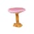 Amanita Round table plastic material pink yellow multicoloured / Fibreglass - Ø 70 x H 73 cm - Seletti
