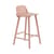 Sedia da bar Nerd legno rosa / H 65 cm - legno - Muuto