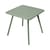 Luxembourg Square table metal green 80 x 80 cm - 4 legs - Fermob