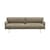 Canapé droit Outline Soft tissu vert / 3 places - L 220 cm - Muuto