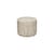 Rillo Podium Coffee table ceramic beige / Ø 56 x H 42 cm - BROSTE COPENHAGEN