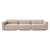 Sofa Develius D textil beige / 4-Sitzer - L 309 cm - &tradition