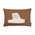 Kissen Bird Quilted textil braun beige / 60 x 40 cm - Biobaumwolle - Ferm Living