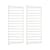 Lot de 2 montants muraux / H 75 x P 30 cm - String Furniture