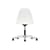 Sedia a rotelle RE PSCC - Eames Plastic Side Chair materiale plastico bianco / (1950) - Riciclato - Vitra
