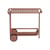 Week-end Dresser metal brown / Aluminium - Wheels - Petite Friture