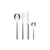 Ménagère Clivo métal / Coffret 24 couverts (6 personnes) - Alessi